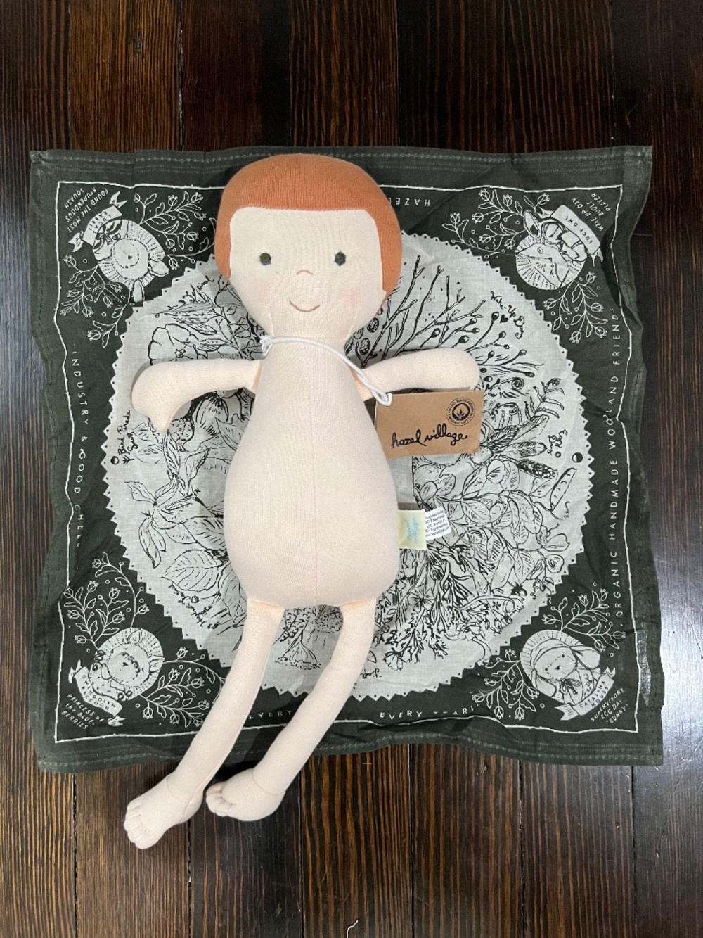 Hazel Village Doll Charlie Blue Tag